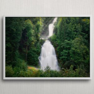 giessbach waterfall — fine art nature photography print